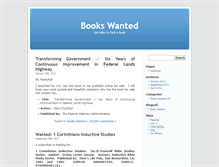 Tablet Screenshot of bookswanted.bookdealers.biz